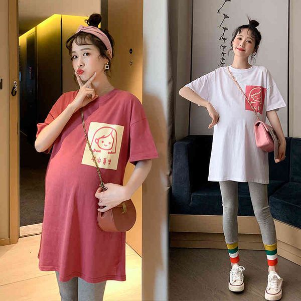 maternity pajamas 8227# summer thin cartoon printed cotton maternity tees chic ins casual loose t shirt clothes for pregnant women pregnancy, White
maternity pajamas 8227# summer thin cartoon printed cotton maternity tees chic ins casual loose t shirt clothes for pregnant women pregnancy, White