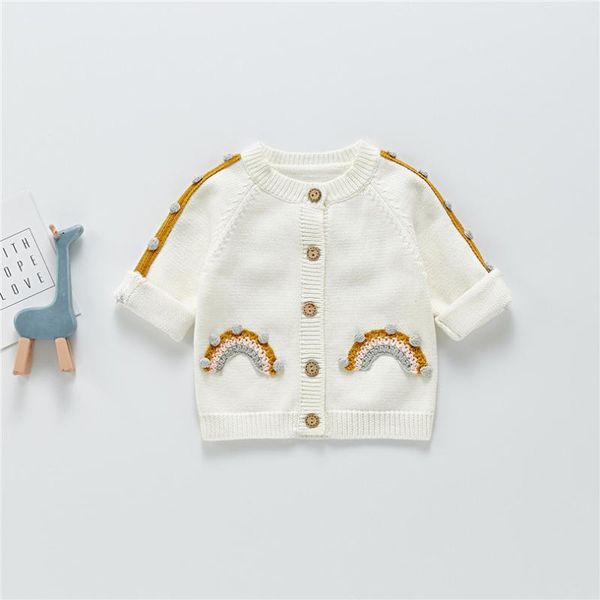 pullover knitted baby sweater cardigan autumn winter rainbow pompom born girls coat infant toddler for girl, Blue
pullover knitted baby sweater cardigan autumn winter rainbow pompom born girls coat infant toddler for girl, Blue