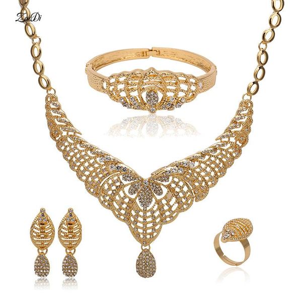 earrings & necklace 2021 exquisite nigerian wedding jewelry set brand noble gold-color fashion african beads costume design, Silver
earrings & necklace 2021 exquisite nigerian wedding jewelry set brand noble gold-color fashion african beads costume design, Silver