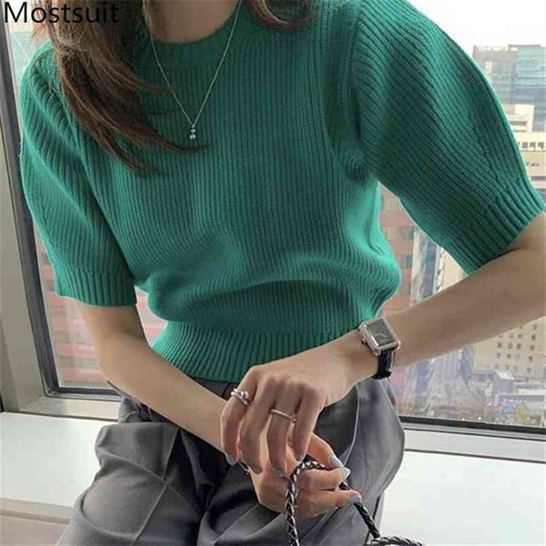 summer knitted crop sweater women short sleeve o-neck pullover vintage korean fashion jumpers knitwear femme 210513, White;black
summer knitted crop sweater women short sleeve o-neck pullover vintage korean fashion jumpers knitwear femme 210513, White;black
