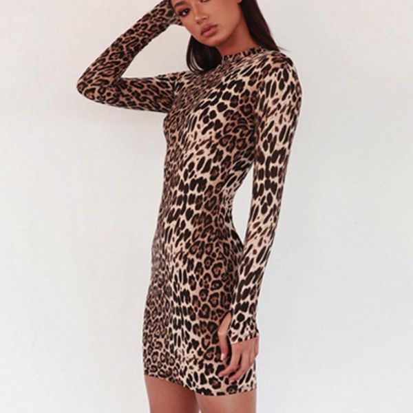 spring and summer ladies dress 2021 long-sleeved turtleneck leopard print fashion slim party casual dresses, Black;gray
spring and summer ladies dress 2021 long-sleeved turtleneck leopard print fashion slim party casual dresses, Black;gray