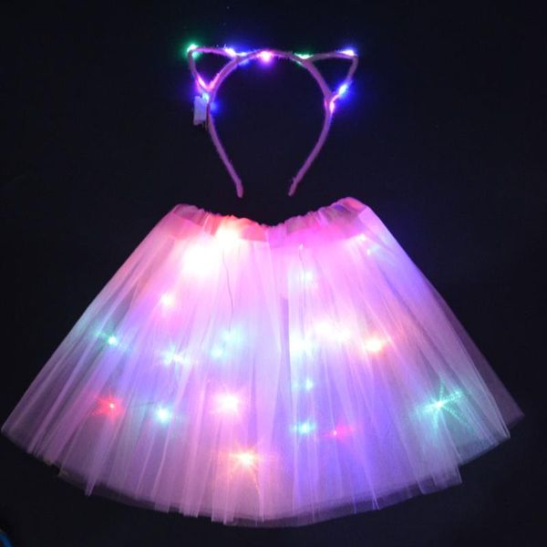 women girl led light wire tutu ear headband cat costume dancing glow party skirt wedding birthday christmas xmas year decoration
women girl led light wire tutu ear headband cat costume dancing glow party skirt wedding birthday christmas xmas year decoration