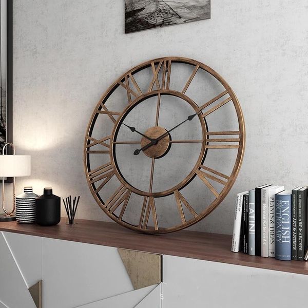 40cm retro iron large wall clock roman vintage quartz clocks kitchen watch livingroom bedroom home decor
40cm retro iron large wall clock roman vintage quartz clocks kitchen watch livingroom bedroom home decor