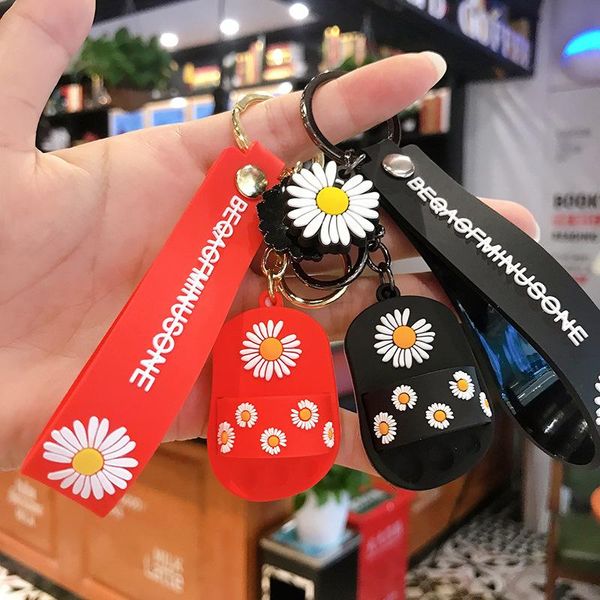 keychains creative keychain small gift chrysanthemum pendant slippers keyring couple backpack car key chain accessories, Silver
keychains creative keychain small gift chrysanthemum pendant slippers keyring couple backpack car key chain accessories, Silver