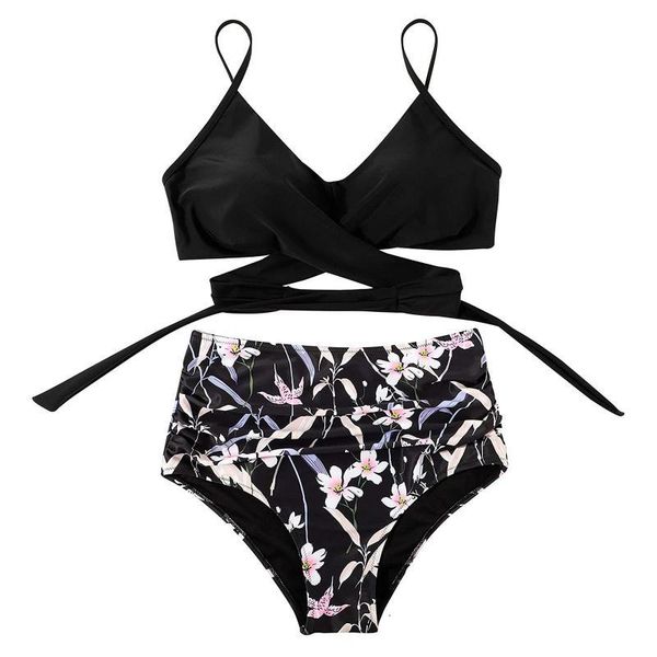 women's swimwear floral printed high waisted bikini ladies two piece swimsuit bathing suit stroj kapielowy damsk xyrk, White;black
women's swimwear floral printed high waisted bikini ladies two piece swimsuit bathing suit stroj kapielowy damsk xyrk, White;black