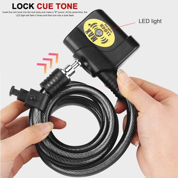 bike locks universal anti-theft mtb alarm cable portable mountain bicycle security steel wire lock cycling equipment supplies
bike locks universal anti-theft mtb alarm cable portable mountain bicycle security steel wire lock cycling equipment supplies