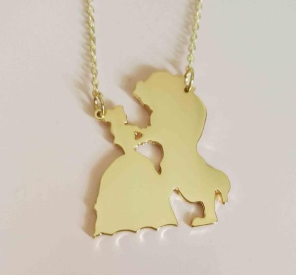 1pcs drop beast jewelry movie pendant women necklace for daughter gift sanlan necklaces, Silver
1pcs drop beast jewelry movie pendant women necklace for daughter gift sanlan necklaces, Silver