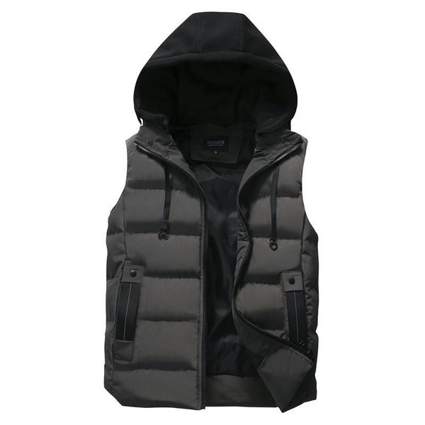 men's vests men vest winter warm casual male sleeveless sport coat thermal hoodie waistcoat factory quilted coats, Black;white
men's vests men vest winter warm casual male sleeveless sport coat thermal hoodie waistcoat factory quilted coats, Black;white