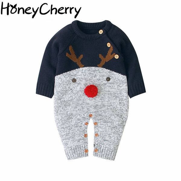 christmas sweater knit romper boys and girls cartoon deer baby boy clothes girl romper 210702, Blue
christmas sweater knit romper boys and girls cartoon deer baby boy clothes girl romper 210702, Blue