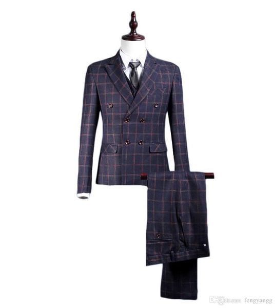 men's suits & blazers double-breasted checkered suit, wedding groom, tuxedo, pointed collar, three-piece suit (jacket + pants vest), White;black
men's suits & blazers double-breasted checkered suit, wedding groom, tuxedo, pointed collar, three-piece suit (jacket + pants vest), White;black