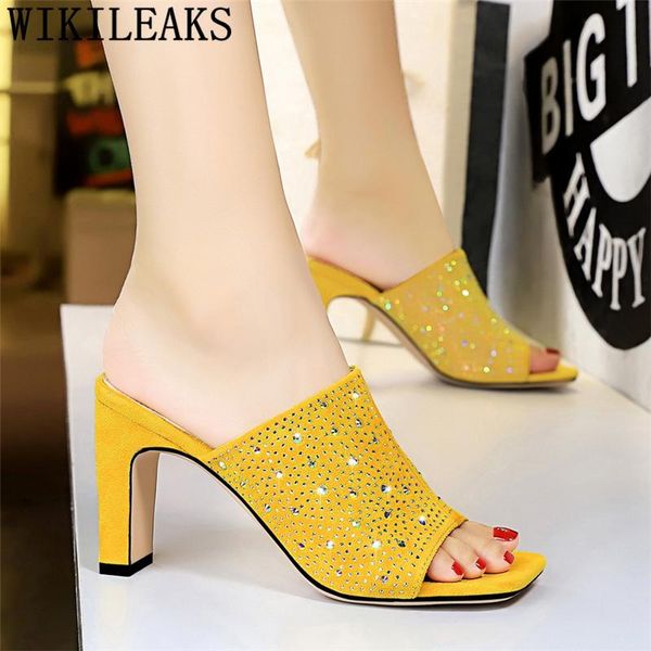 slippers fashion high heel rhinestone slides woman summer sandals ladies women shoes pantoufle femme, Black
slippers fashion high heel rhinestone slides woman summer sandals ladies women shoes pantoufle femme, Black