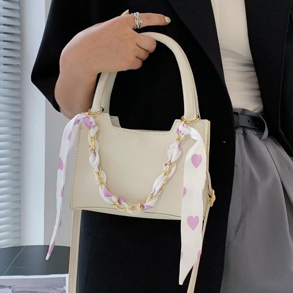 evening bags handle for women brand designer handbag scarf chain shoulder bag solid color messenger female leather crossbody
evening bags handle for women brand designer handbag scarf chain shoulder bag solid color messenger female leather crossbody