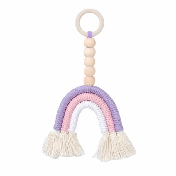 decorative objects & figurines gift wall hanging rainbow woven macrame ornament multifunction door with wooden bead home decor pendant craft
decorative objects & figurines gift wall hanging rainbow woven macrame ornament multifunction door with wooden bead home decor pendant craft