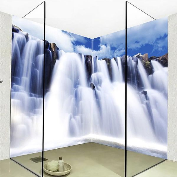 wallpapers 3d waterfall landscape mural wallpaper bathroom pvc self-adhesive waterproof wall painting nature scenery creative stickers
wallpapers 3d waterfall landscape mural wallpaper bathroom pvc self-adhesive waterproof wall painting nature scenery creative stickers