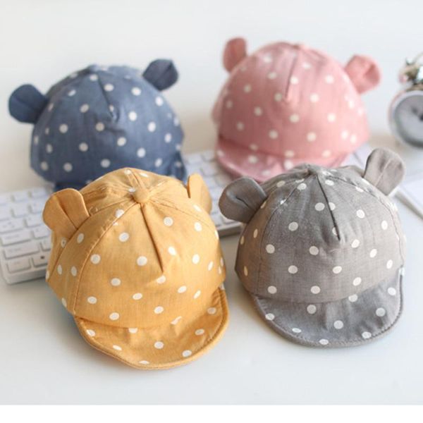 cute children sun hat polka dot baby girl boy with ears spring summer born pography road baseball cap caps & hats, Yellow
cute children sun hat polka dot baby girl boy with ears spring summer born pography road baseball cap caps & hats, Yellow