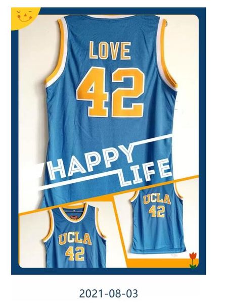 ncaa college ucla bruins #42 kevin love jerseys basketball wears stitched embroidery jersey for man size s-3xl, Black;red
ncaa college ucla bruins #42 kevin love jerseys basketball wears stitched embroidery jersey for man size s-3xl, Black;red