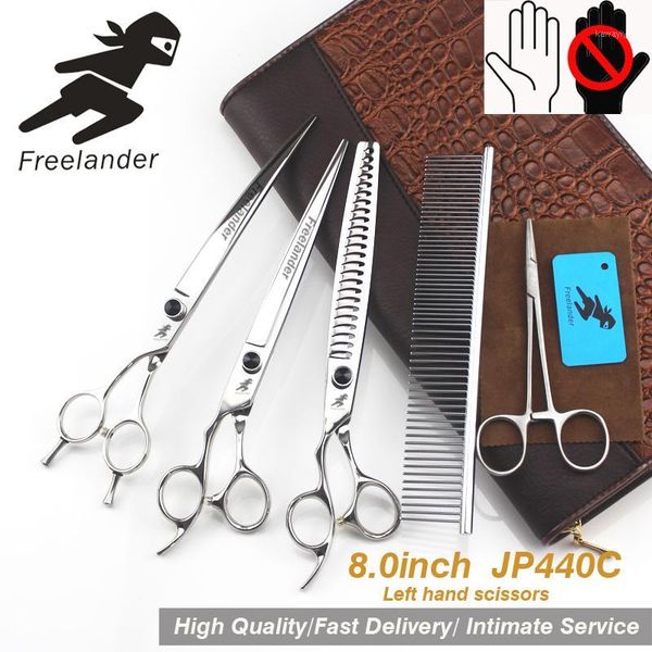 8.0inch professional sharp edge dog pet grooming scissors shears left hand set technicolor1
8.0inch professional sharp edge dog pet grooming scissors shears left hand set technicolor1