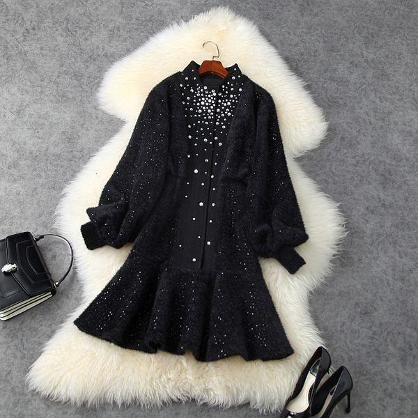 casual dresses fall winter lantern sleeve round neck black pure color drilling panelled mermaid dress elegant lo29t11489 6rpd, Black;gray
casual dresses fall winter lantern sleeve round neck black pure color drilling panelled mermaid dress elegant lo29t11489 6rpd, Black;gray