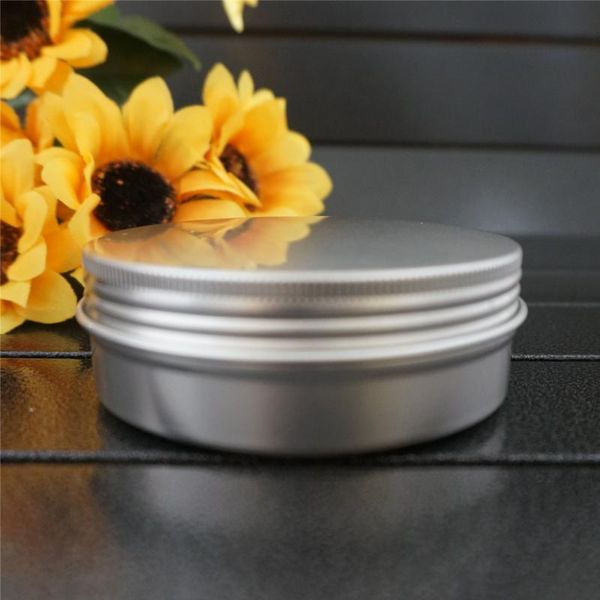 storage bottles & jars 5/10/15/20/30/50/60/80/100/150/200/250g silver empty round aluminum box metal tin cosmetic cream diy refillable 
storage bottles & jars 5/10/15/20/30/50/60/80/100/150/200/250g silver empty round aluminum box metal tin cosmetic cream diy refillable