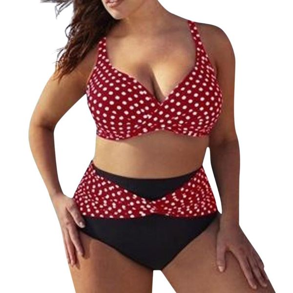 women's swimwear plus size 5xl bikini set dot print swimsuit high waisted bathing suit backless back buckle swim patchwork shorts biqui, White;black
women's swimwear plus size 5xl bikini set dot print swimsuit high waisted bathing suit backless back buckle swim patchwork shorts biqui, White;black