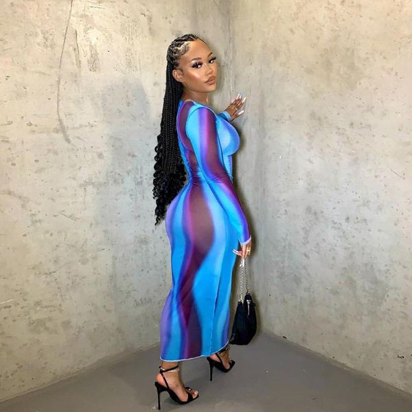casual dresses tie dye printed maxi dress autumn long sleeve woman mesh perspective robe vestidos ladies harajuku bodycon, Black;gray
casual dresses tie dye printed maxi dress autumn long sleeve woman mesh perspective robe vestidos ladies harajuku bodycon, Black;gray