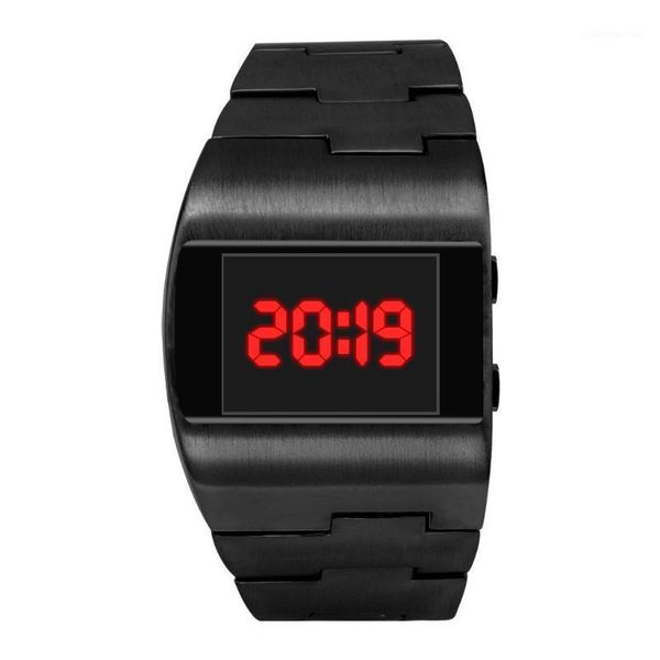 wristwatches cool fashion boy watches handsome wide steel belt monochrome digital electronic watch outdoor sport wristwatch montre homme, Slivery;brown
wristwatches cool fashion boy watches handsome wide steel belt monochrome digital electronic watch outdoor sport wristwatch montre homme, Slivery;brown