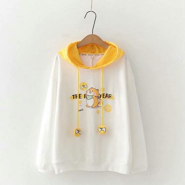 japan style color matching cartoon sweet puppy hooded print long-sleeve sweatshirt cotton tracksuit 2021 autumn casual pullovers women', Black
japan style color matching cartoon sweet puppy hooded print long-sleeve sweatshirt cotton tracksuit 2021 autumn casual pullovers women', Black