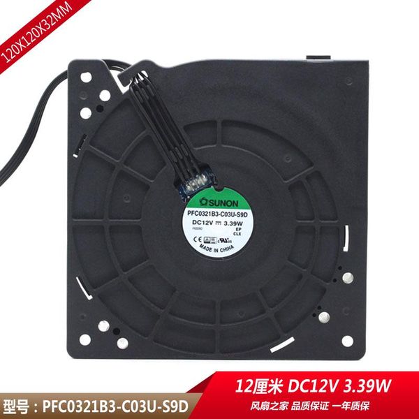 fans & coolings sunon pfc0321b3-c03u-s9d 12v 3.39w 12032 turbine cooling fan 120x120x32mm cooler
fans & coolings sunon pfc0321b3-c03u-s9d 12v 3.39w 12032 turbine cooling fan 120x120x32mm cooler