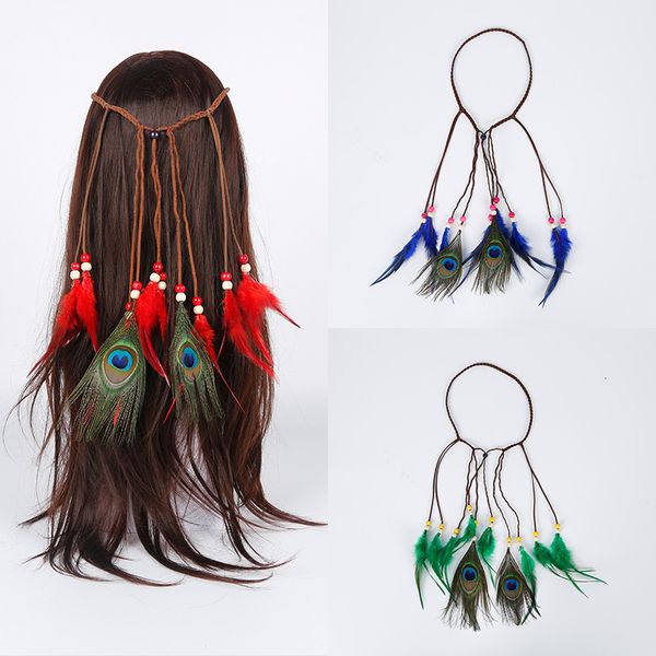 souvenirs pendant peacock feather hair band bohemian korean cashmere hand woven ornament hoop
souvenirs pendant peacock feather hair band bohemian korean cashmere hand woven ornament hoop