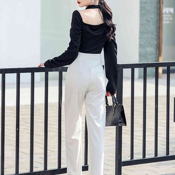 pant korean white casual loose long women high waist female suit pants floor-length straight trousers femme pant, Black;white
pant korean white casual loose long women high waist female suit pants floor-length straight trousers femme pant, Black;white