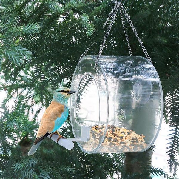 other bird supplies acrylic birds feeder with hanging chain outdoor transparent food box anti-spray
other bird supplies acrylic birds feeder with hanging chain outdoor transparent food box anti-spray