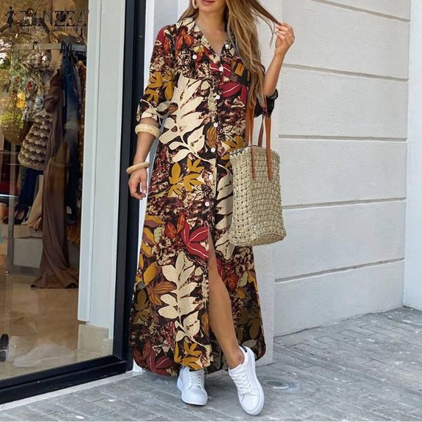casual dresses fashion women's shirt dress 2022 spring office lady vintage printed maxi oversize long sleeve lapel robe 7, Black;gray
casual dresses fashion women's shirt dress 2022 spring office lady vintage printed maxi oversize long sleeve lapel robe 7, Black;gray