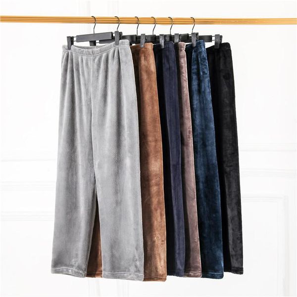 men's pants winter flannel mens sleep bottoms thicken warm sweatpants pajamas comfort slacks pijamas couple casua trousers, Black
men's pants winter flannel mens sleep bottoms thicken warm sweatpants pajamas comfort slacks pijamas couple casua trousers, Black