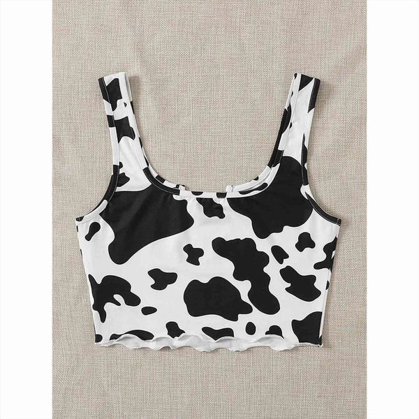 40 camisole womens tank sleeveless cow pattern short length strapless multicolor sheath vest, White
40 camisole womens tank sleeveless cow pattern short length strapless multicolor sheath vest, White