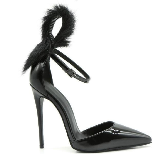 dress shoes fashion black patent leather thin heels pointed toe buckle strap women's shallow fur ladies pumps
dress shoes fashion black patent leather thin heels pointed toe buckle strap women's shallow fur ladies pumps