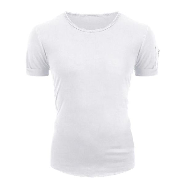 men's t-shirt brand solid color o-neck fitness bodybuilding summer short-sleeve zipper casual cotton t-shirts, White;black
men's t-shirt brand solid color o-neck fitness bodybuilding summer short-sleeve zipper casual cotton t-shirts, White;black