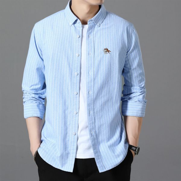 new spring shirt men's 2021 casual long sleeve slim plaid business, White;black
new spring shirt men's 2021 casual long sleeve slim plaid business, White;black