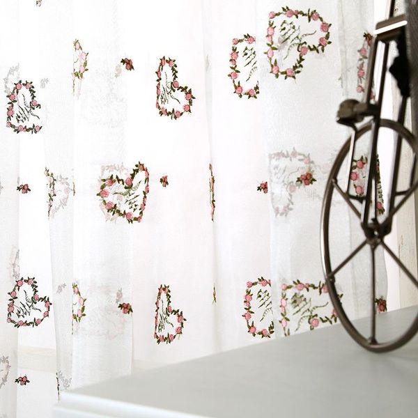fashion simple modern style love cotton and linen curtains embroidered gauze for living room bedroom curtain & drapes
fashion simple modern style love cotton and linen curtains embroidered gauze for living room bedroom curtain & drapes