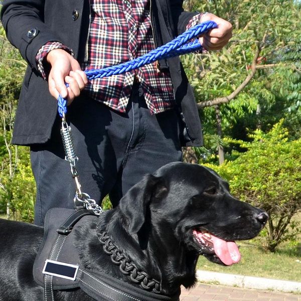 dog collars & leashes rope leash pet multi-strand nylon tow short explosion-proof traction belt portable sling
dog collars & leashes rope leash pet multi-strand nylon tow short explosion-proof traction belt portable sling