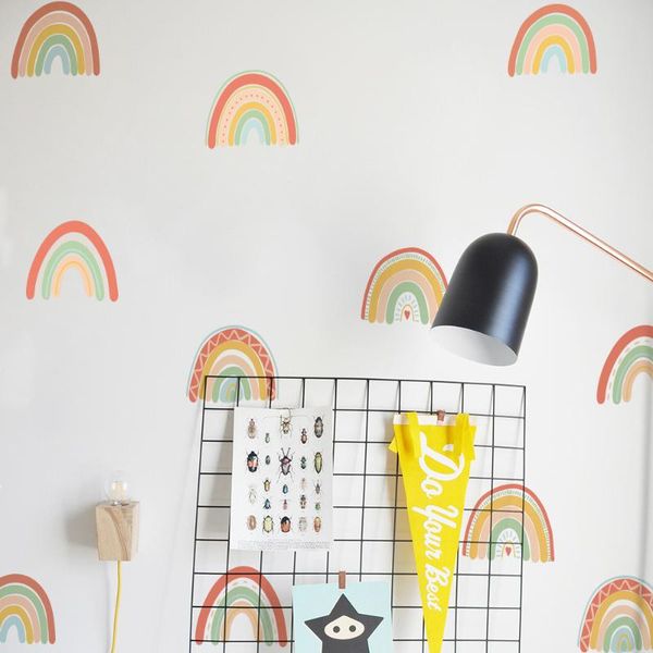 bright color cartoon rainbow wall sticker for children room bedroom kindergarten nursery decor self-adhesive funlife pa stickers
bright color cartoon rainbow wall sticker for children room bedroom kindergarten nursery decor self-adhesive funlife pa stickers