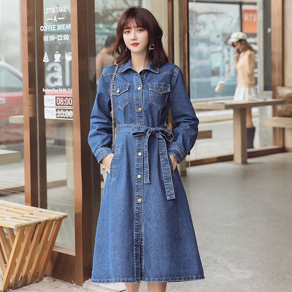 women's trench coats dressed in medium-length female jeans, trench coat with loose waist lace, korean version, winter jkil, Tan;black
women's trench coats dressed in medium-length female jeans, trench coat with loose waist lace, korean version, winter jkil, Tan;black