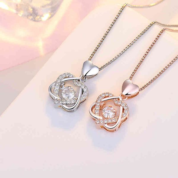 creative love heart necklace set with rose simulation flower st valentin jewelry box birthday valentines day gift for girlfriend, Silver
creative love heart necklace set with rose simulation flower st valentin jewelry box birthday valentines day gift for girlfriend, Silver