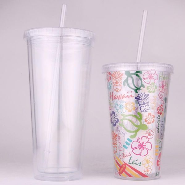 mugs 650ml portable transparent straw drink cup double-walled plastic ice cold reusable water bottle fruit outdoor travel
mugs 650ml portable transparent straw drink cup double-walled plastic ice cold reusable water bottle fruit outdoor travel