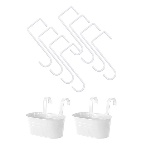 pcs fence hooks, terrace white metal hanger & 2 iron sheet hanging flower pots vases
pcs fence hooks, terrace white metal hanger & 2 iron sheet hanging flower pots vases