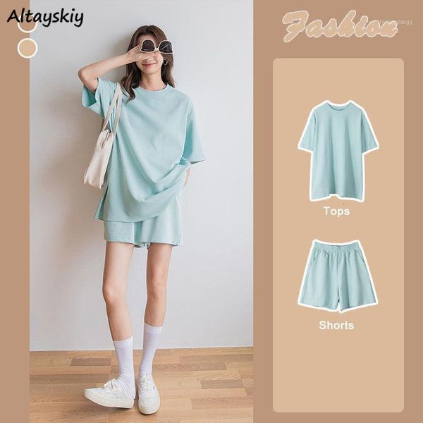 women's tracksuits sets women casual short sleeve summer female fashion street loose t-shirts harajuku solid all-match elastic shorts t, Gray
women's tracksuits sets women casual short sleeve summer female fashion street loose t-shirts harajuku solid all-match elastic shorts t, Gray
