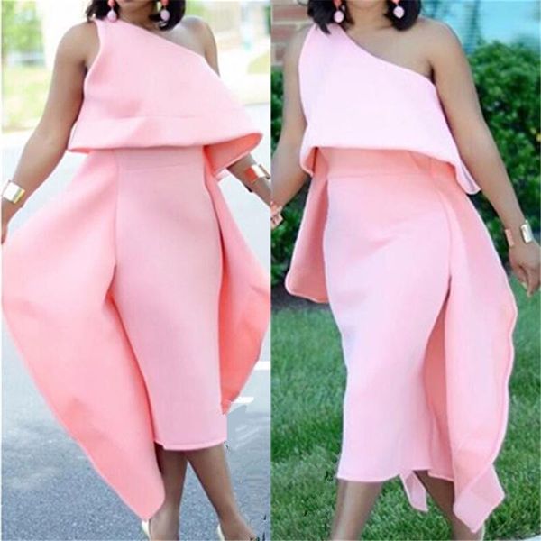 women one shoulder party dresses ruffles backless pink celebrate dinner birthday date night club slim classy robes tunics casual, Black;gray
women one shoulder party dresses ruffles backless pink celebrate dinner birthday date night club slim classy robes tunics casual, Black;gray