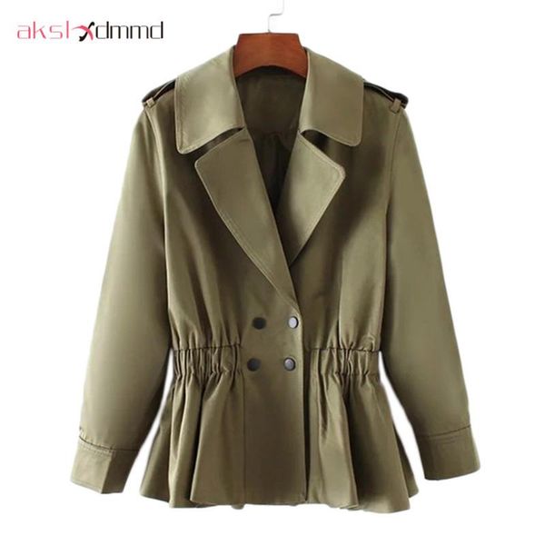 women's trench coats moyanfashion short coat 2021 women slim elastic waist double button armygreen female lh896, Tan;black
women's trench coats moyanfashion short coat 2021 women slim elastic waist double button armygreen female lh896, Tan;black