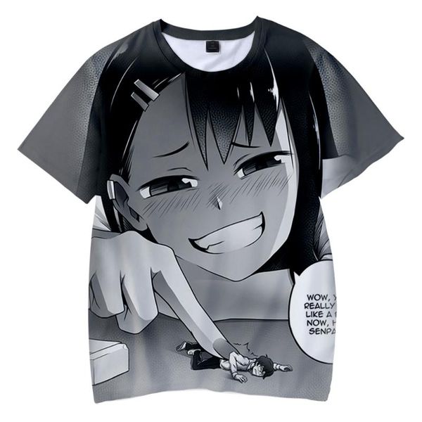 men's t-shirts nagatoro summer t-shirt o-neck fashion tshirt 3d adult/kids short sleeve tees, White;black
men's t-shirts nagatoro summer t-shirt o-neck fashion tshirt 3d adult/kids short sleeve tees, White;black