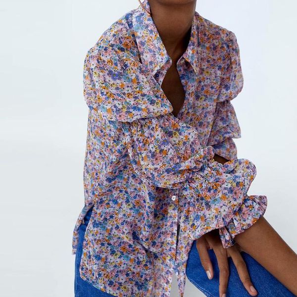 women's blouses & shirts kumsvag 2021 summer women vintage long sleeve loose floral print chiffon female street fashion shirt clothes, White
women's blouses & shirts kumsvag 2021 summer women vintage long sleeve loose floral print chiffon female street fashion shirt clothes, White