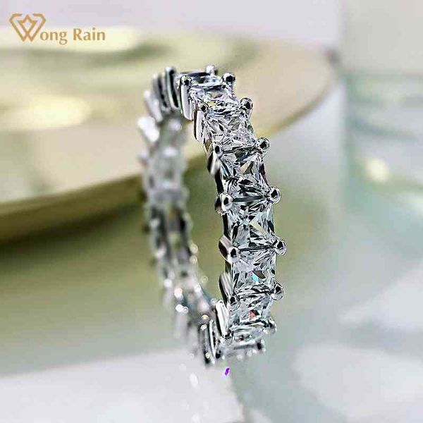 wong rain 925 sterling silver princess cut created moissanite gemstone anniversary personality ring band fine jewelry wholesale, Slivery;golden
wong rain 925 sterling silver princess cut created moissanite gemstone anniversary personality ring band fine jewelry wholesale, Slivery;golden